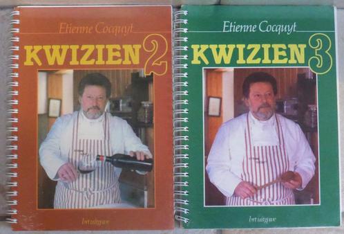 Kookboeken - Kwizien 2 & 3 - televisiekok E. Cocquyt - € 3,5, Boeken, Kookboeken, Zo goed als nieuw, Voorgerechten en Soepen, Hoofdgerechten