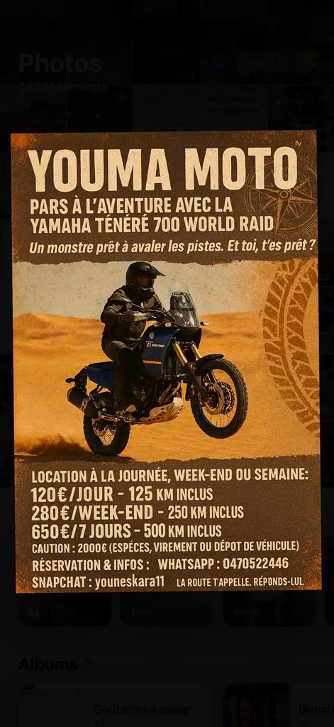 Yamaha Tenere 700 World Raid 2024, Motoren, Motoren | Yamaha, Bedrijf, Enduro, meer dan 35 kW, 4 cilinders, Ophalen