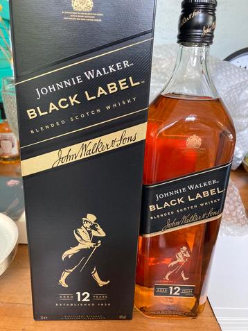 Johnnie W black label 12y 1L