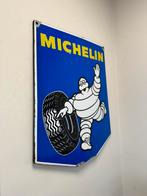 Panneau d'affichage en émail Michelin, Enlèvement ou Envoi, Utilisé, Panneau publicitaire