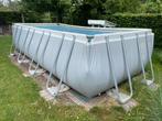Intex Ultra XTR Frame zwembad 5,5m op 2,75m met toebehoren, Tuin en Terras, Ophalen, Gebruikt, Afdekzeil