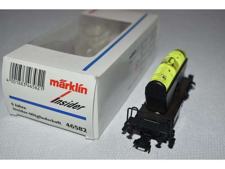46582 MARKLIN HO - Hellingsmeetwagen/ Véhicule de mesure OVP, Hobby en Vrije tijd, Modeltreinen | H0, Nieuw, Wagon, Wisselstroom