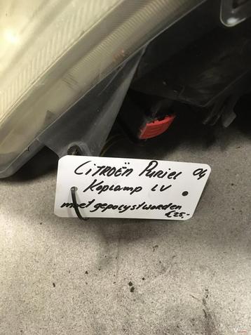 Citroen puriel '04 koplamp L+R beschikbaar voor biedingen