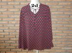 (219) -blouse femme t.2xl noir rouge - yessica -, Taille 42/44 (L), Enlèvement ou Envoi, Yessica, Comme neuf
