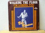 Ad126. Ben Benson - Walking The Floor + I'm Losing You 7", Utilisé, Enlèvement ou Envoi, Single