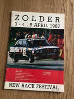 programma New Race Festival 1987 circuit zolder BMW, Ophalen of Verzenden, Auto's