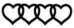 Audi ringen Love Heart sticker, Ophalen of Verzenden
