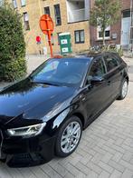 Audi a3 S line 2019 bj 105000 km benzine automatic, Stof, Zwart, USB, Bedrijf