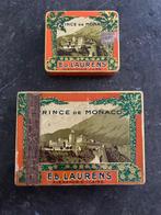 oude blikken sigaretten doosjes Prince de Monaco Ed. Laurens, Verzamelen, Ophalen of Verzenden