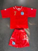 ENGLAND 7 SET VAN VOETBALSHIRT EN KORTE BROEK, Sport en Fitness, Maat XS of kleiner, Ophalen of Verzenden, Zo goed als nieuw, Overige typen