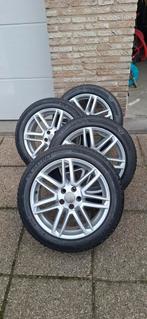 Winterbanden + originele Audi 18" velgen., Ophalen, Winterbanden, Velg(en)