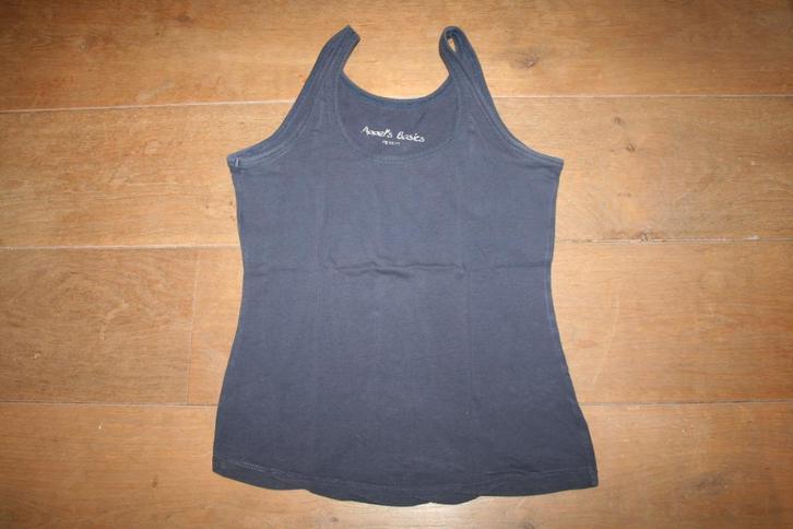 Maat S - blauw topje, Kleding | Dames, Topjes, Gedragen, Maat 36 (S), Blauw, Zonder mouw, Ophalen of Verzenden