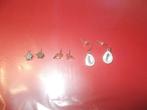 * Lot B de 3 paires boucles d'oreilles fantaisie., Overige materialen, Zo goed als nieuw, Hangers, Zilver