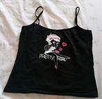 Zwart kinder t-shirt voor meisjes, Nacht- of Onderkleding, Gebruikt, Sans marque, Meisje