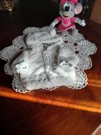 set van 1 hema ,1 baby look baby jasje maat 50 wit x roze, Kinderen en Baby's, Babykleding | Maat 50, Ophalen of Verzenden, Zo goed als nieuw