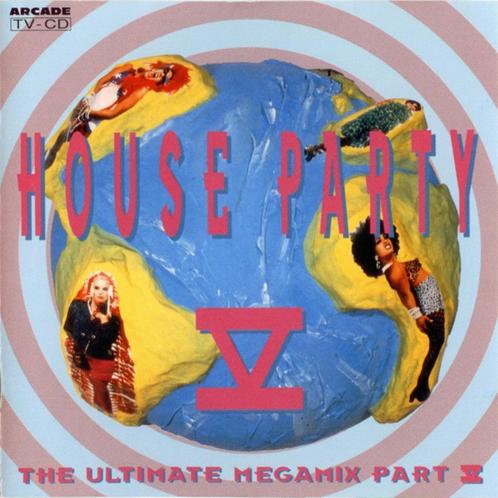 House Party V (The Ultimate Megamix Part V) - CD = Mint, Cd's en Dvd's, Cd's | Dance en House, Zo goed als nieuw, Dance Populair