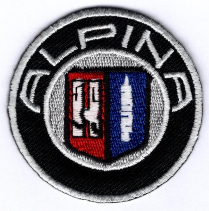 BMW Alpina stoffen opstrijk patch embleem #1, Verzamelen, Automerken, Motoren en Formule 1, Nieuw, Verzenden