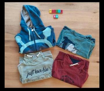 Pakket jongenskleding herfst/winter maatje 98 beschikbaar voor biedingen