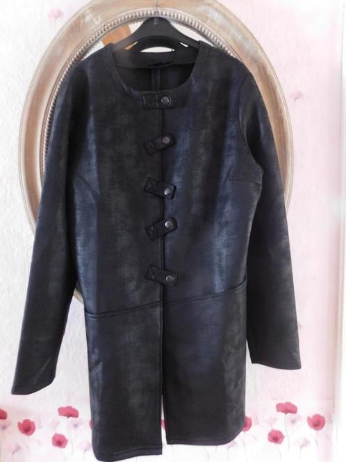 AKELA KEY - lange zwarte jas maat 40 - zomer - damesmode, Kleding | Dames, Jassen | Zomer, Nieuw, Maat 38/40 (M), Zwart, Ophalen of Verzenden