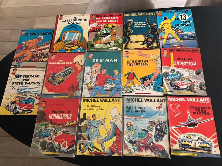 Michel Vaillant complete reeks 1-70 + extra’s veel 1ste druk, Boeken, Stripverhalen, Zo goed als nieuw, Ophalen of Verzenden