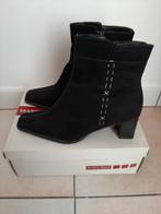 zwarte dames enkellaarzen in daim,maat 39, Zwart, Lage of Enkellaarzen, Nieuw, Ophalen of Verzenden