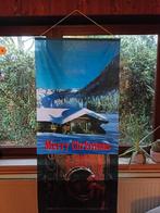 Kerstmis banner Marlboro levensgroot. Merry Christmas, Verzamelen, Rookartikelen, Aanstekers en Luciferdoosjes, Ophalen of Verzenden