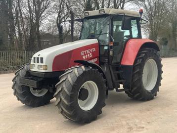 1996 Steyr 9115 A Turbo Vierwielaangedreven landbouwtractor beschikbaar voor biedingen