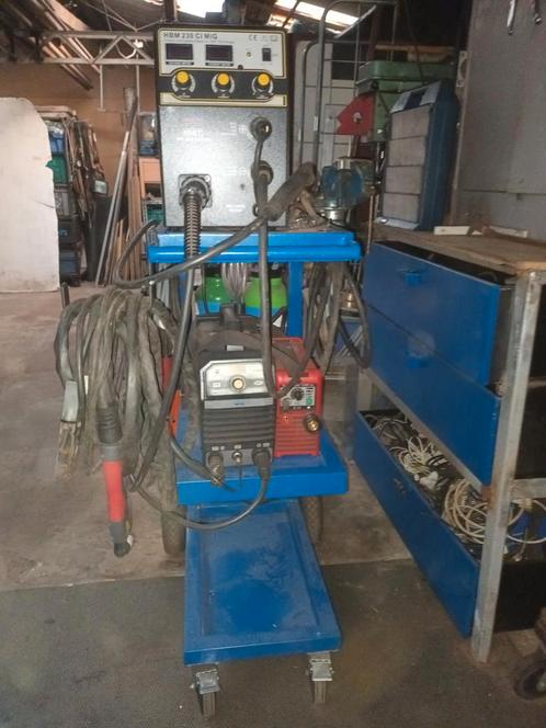3 in 1. Plasma, tig en halfautomaat + kar, Doe-het-zelf en Bouw, Gereedschap | Lasapparaten, Zo goed als nieuw, Tig, Ophalen of Verzenden