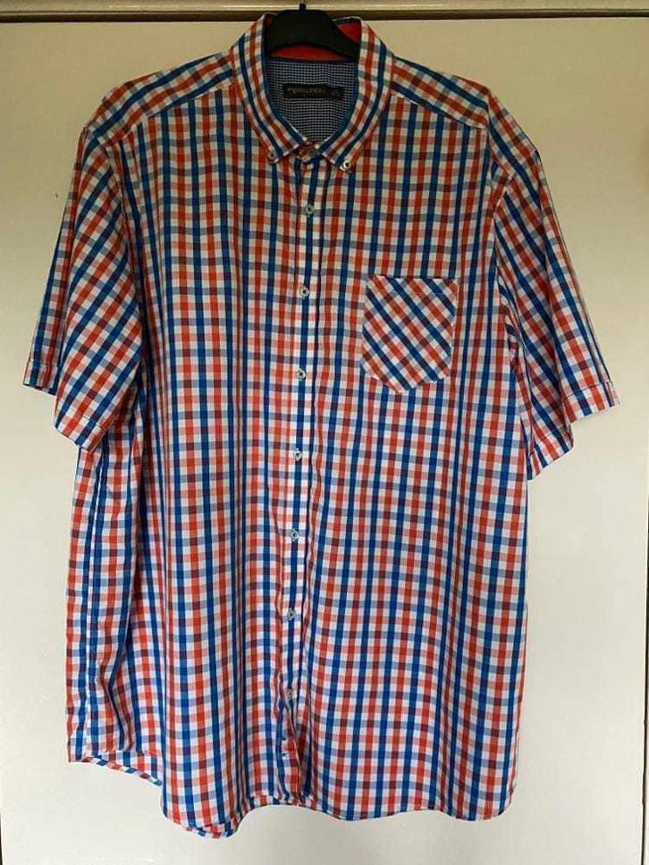 Angelo Litrico geruit hemd C&A maat 2XL rood, Kleding | Heren, Overhemden, Zo goed als nieuw, Overige halswijdtes, Overige kleuren