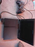 Playstation 2 met joytech screen, Games en Spelcomputers, Met 1 controller, Gebruikt, Met geheugenkaart, Zwart