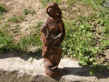 Statuettes anciennes en bois. Voir texte et photos. beschikbaar voor biedingen