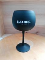 Bulldog, mat zwart glas, ginglas, gin., Nieuw, Ophalen of Verzenden