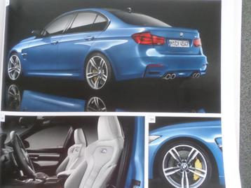 BMW M3 Berline & M4 Coupe & Cabrio  01-2016 brochure beschikbaar voor biedingen