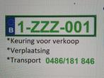Z-plaat-keuring voor verkoop, transport 0486 18 18 46, Auto diversen, Overige Auto diversen, Ophalen of Verzenden