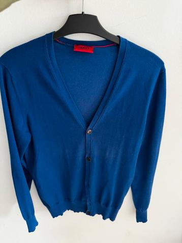 Hugo Boss trui (cardigan) blauw beschikbaar voor biedingen