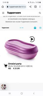 Nieuwe omelet party van tupperware, Ophalen of Verzenden, Nieuw