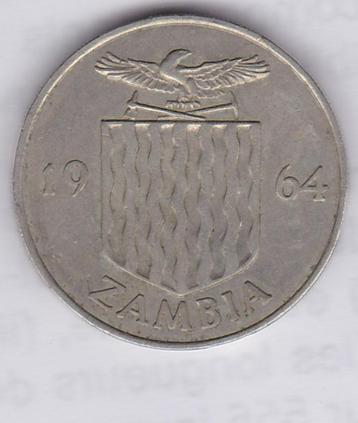 Zambia 2 schilling 1964 beschikbaar voor biedingen