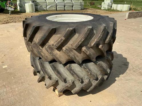 Goodyear DT820 Tractorbanden op velg (2x), Zakelijke goederen, Landbouw | Onderdelen | Banden, Velgen en Assen