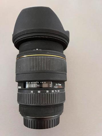 sigma 24 70 2.8 ex dg canon lens beschikbaar voor biedingen