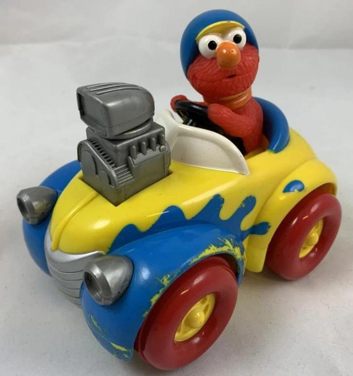 Sesamstraat Elmo Push and Go auto Tyco Jim Henson vintage, Kinderen en Baby's, Speelgoed |Speelgoedvoertuigen, Zo goed als nieuw