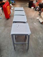 Barstoelen van t&t design hoge stoelen van aluminium, Huis en Inrichting, Stoelen, Ophalen