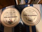 Gien set 6 borden Les Desserts, Huis en Inrichting, Ophalen of Verzenden, Zo goed als nieuw, Bord(en)