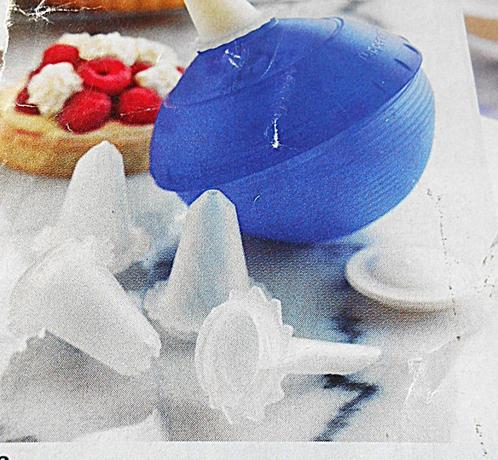 tupperware: appeldecoraties voor, Huis en Inrichting, Keuken | Tupperware, Nieuw, Blauw, Wit, Ophalen of Verzenden