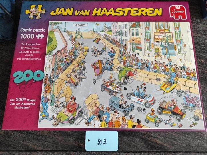 van haasteren puzzels 1000 stukken, Hobby en Vrije tijd, Denksport en Puzzels, Zo goed als nieuw, Legpuzzel, 500 t/m 1500 stukjes