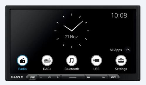 Sony XAV-AX4050 | 17,6 cm | 6,95" Touchscreen | DAB, Autos : Divers, Navigation de voiture, Neuf, Enlèvement ou Envoi