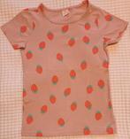 T-shirt frambozenprint Hema maat 134-140, Kinderen en Baby's, Kinderkleding | Maat 134, Meisje, Ophalen of Verzenden, Zo goed als nieuw