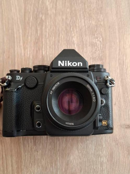 Nikon DF zwart als nieuw + Nikon 50 1.8 AF-D, Audio, Tv en Foto, Fotocamera's Digitaal, Zo goed als nieuw, Spiegelreflex, Nikon