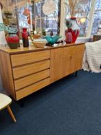 Vintage kast / dressoir lades en zwarte poot, Ophalen, Gebruikt