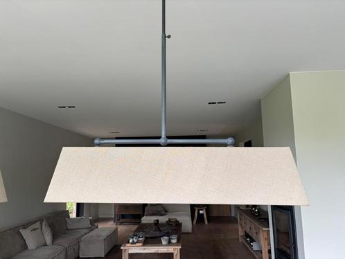 !!! KOOPJE !!! 2 Super leuke verstelbare hanglampen, Huis en Inrichting, Lampen | Hanglampen, Zo goed als nieuw, Metaal, Stof