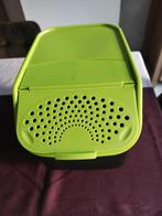 Aardappel en uienbewaardoos., Ophalen of Verzenden, Zo goed als nieuw, Groen, Bak of Kom